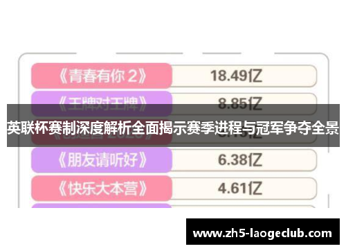 英联杯赛制深度解析全面揭示赛季进程与冠军争夺全景